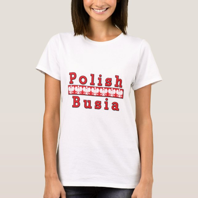 T-shirts Busia polonês Eagles (Frente)