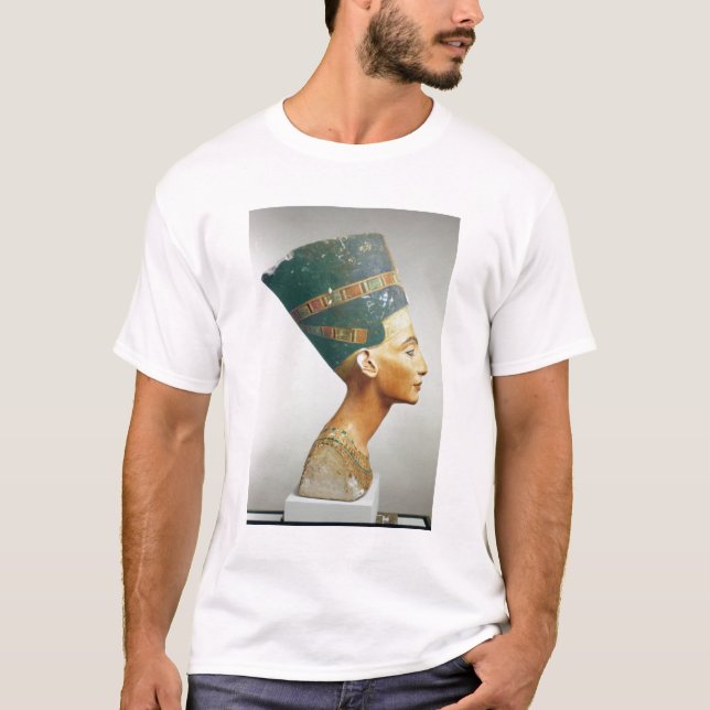 T-shirts Busto da rainha Nefertiti, vista lateral, do studi (Frente)