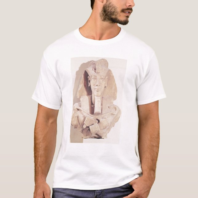 T-shirts Busto de Amenophis IV do templo de Amun (Frente)