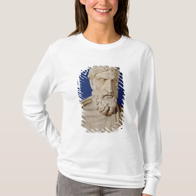 T-shirts Busto de Epicurus (Frente)