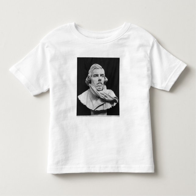 T-shirts Busto de Eugene Delacroix (Frente)