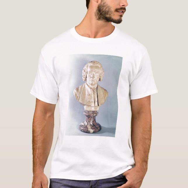 T-shirts Busto de Jean-Jacques Rousseau (Frente)