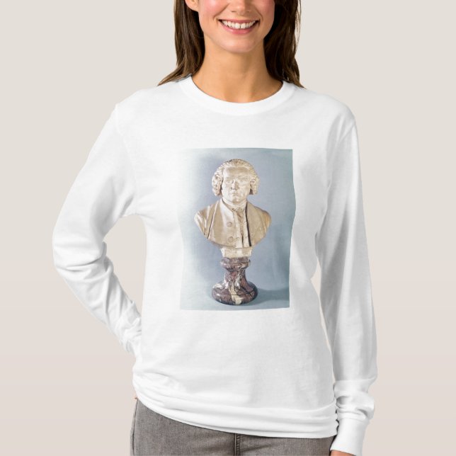 T-shirts Busto de Jean-Jacques Rousseau (Frente)