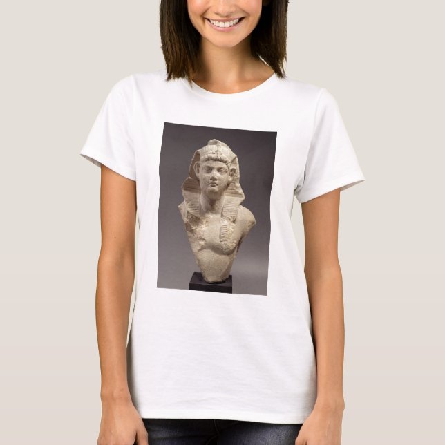 T-shirts Busto de um Imperador Romano como faraó (mármore) (Frente)