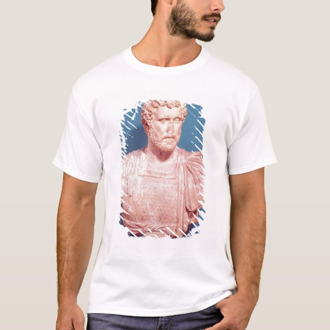 T-shirts Busto do imperador Antoninus Pius (Frente)