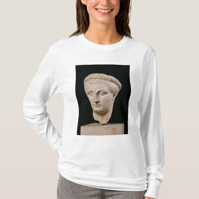 T-shirts Busto do imperador Claudius de Thasos (Frente)