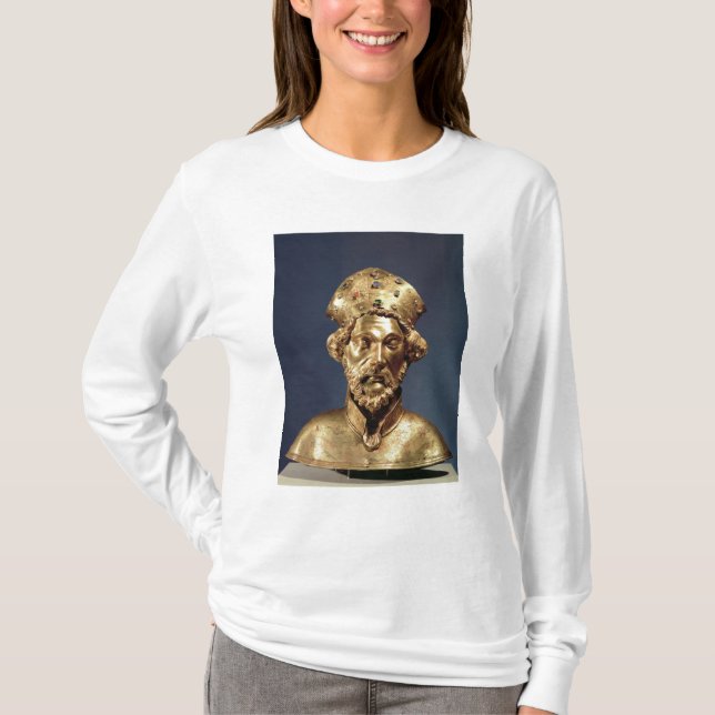 T-shirts Busto do relicário de St John Cassian (Frente)
