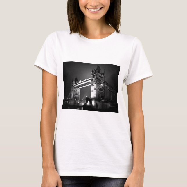 T-shirts BW Black & White Tower Bridge (Frente)
