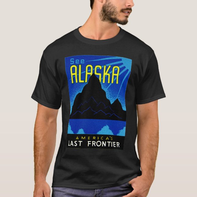 T-shirts C. 1935 veja Alaska! (Frente)