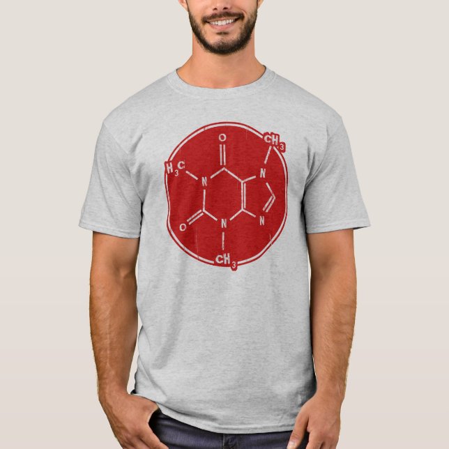 T-shirts C-C-Cafeína (Frente)