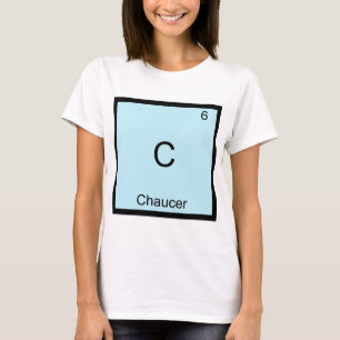 T-shirts C - Chaucer Funny Chemistry Elemento Símbolo T-Sh