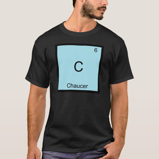 T-shirts C - Chaucer Funny Chemistry Elemento Símbolo T-Shi (Frente)