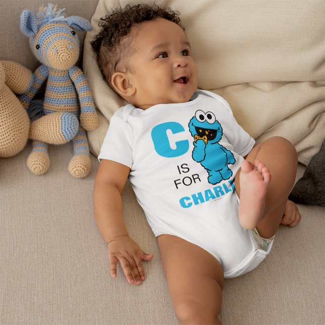 T-shirts C é para Cookie Monster | Adicione seu nome (Criador carregado)