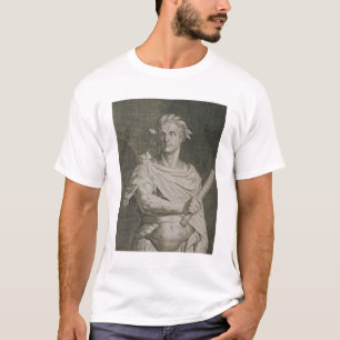 T-shirts C. imperador de Júlio César (100-44 BC) do engra