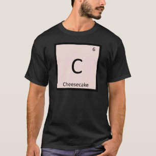 T-shirts C - Símbolo da Tabela Periódica da Química do Chee