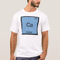 Ca - Símbolo de Elemento Químico Engraçado Cartier
