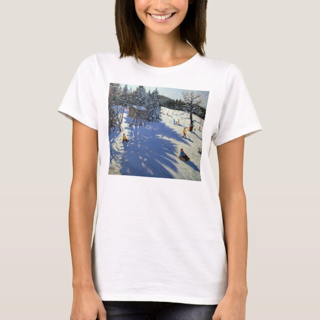 T-shirts Cabana Morzine da montanha (Frente)