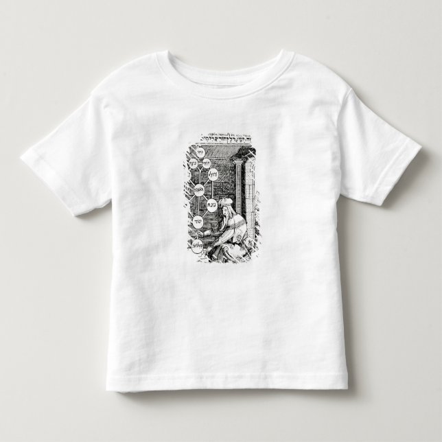 T-shirts Cabbalist judaico que guardara um sephiroth (Frente)
