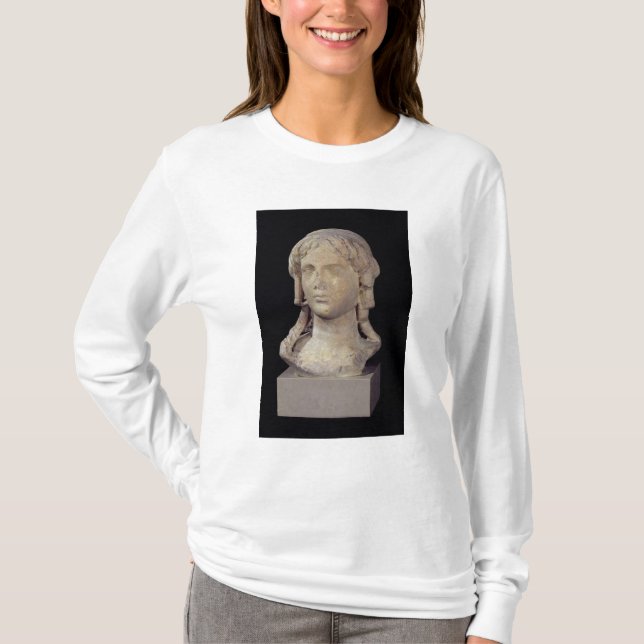T-shirts Cabeça de Berenice mim ou Cleopatra mim (Frente)