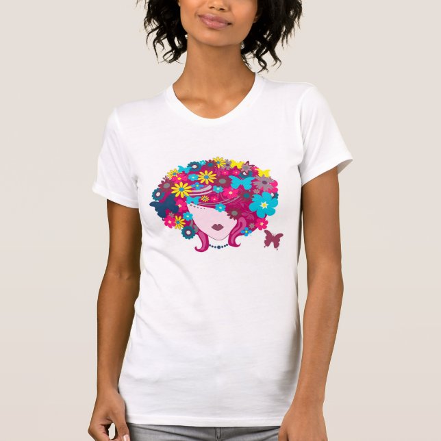 T-shirts Cabeça de Flor (Frente)