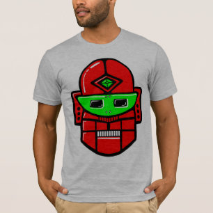 T-shirts Cabeça de Robô Retroativo - Personalizada