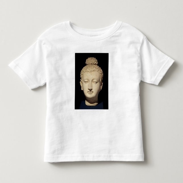 T-shirts Cabeça de um Buddha, estilo Greco-Budista (Frente)