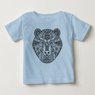 T-shirts Cabeça do urso do estilo