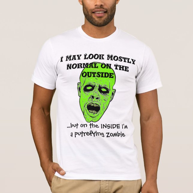 T-shirts Cabeça Zombie morta - dizeres engraçados - A maior (Frente)