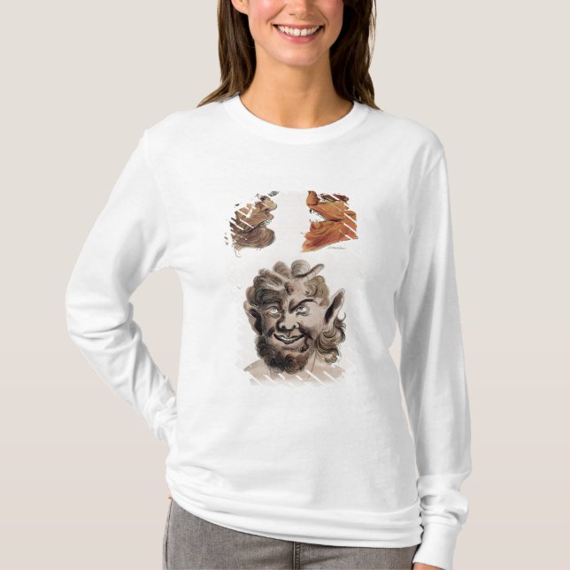 T-shirts Cabeças de demónios maus (Frente)