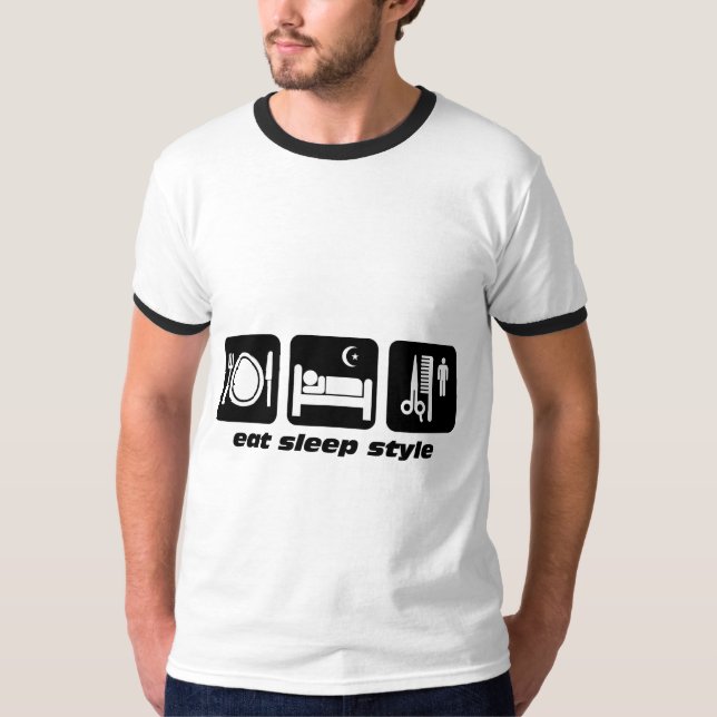 T-shirts Cabeleireiro (Frente)