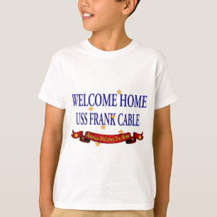 T-shirts Cabo Home bem-vindo de USS Frank