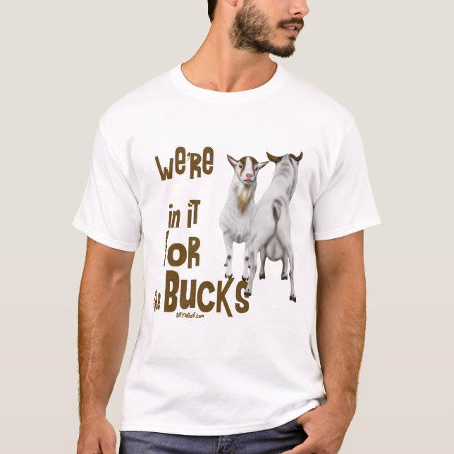 T-shirts Cabra - Dentro para o Bucks (Frente)