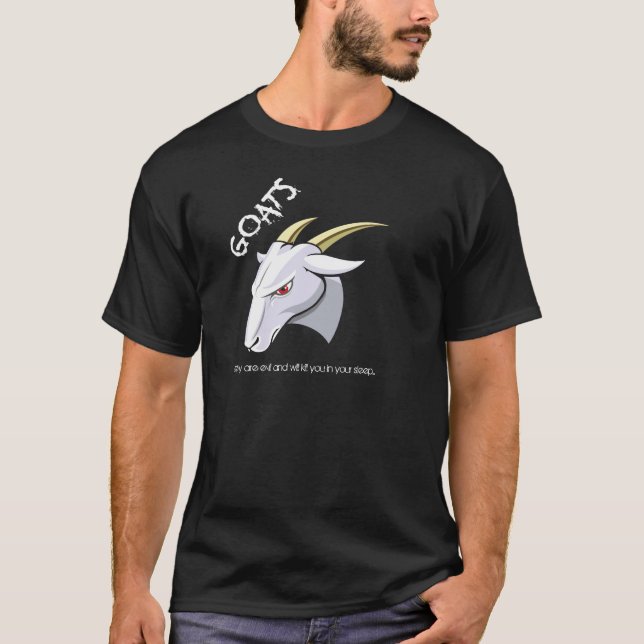 T-shirts Cabras - preto (Frente)