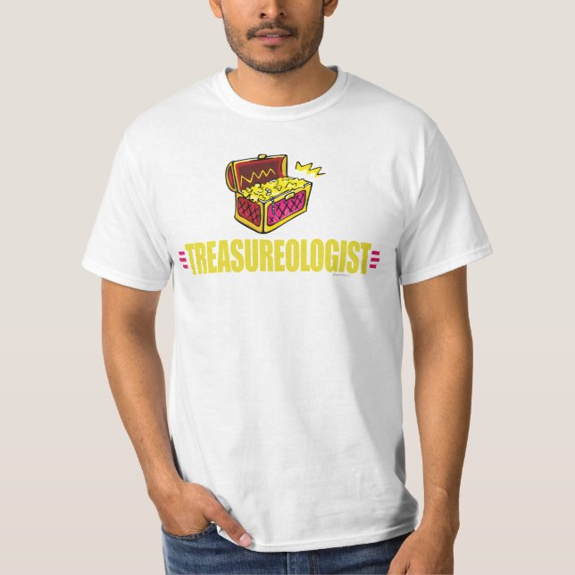 T-shirts Caça ao Tesouro Engraçado (Frente)