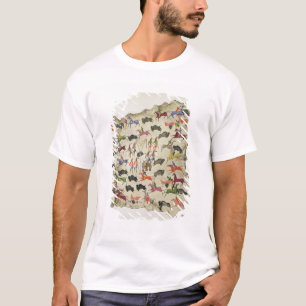 T-shirts Caça do búfalo (pigmento na alce-pele)