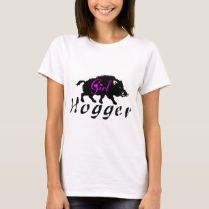 T-SHIRTS CAÇA DO PORCO DA MENINA