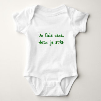 T-shirts Caca dos fais de Je, je suis. do donc