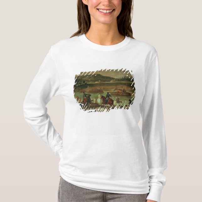 T-shirts Caça na floresta em Compiegne (Frente)