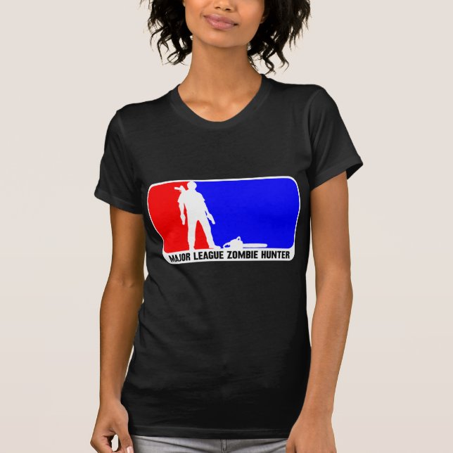 T-shirts caçador 2 do zombi (Frente)