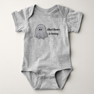 T-shirts Caçador do fantasma no onsie do bebê do