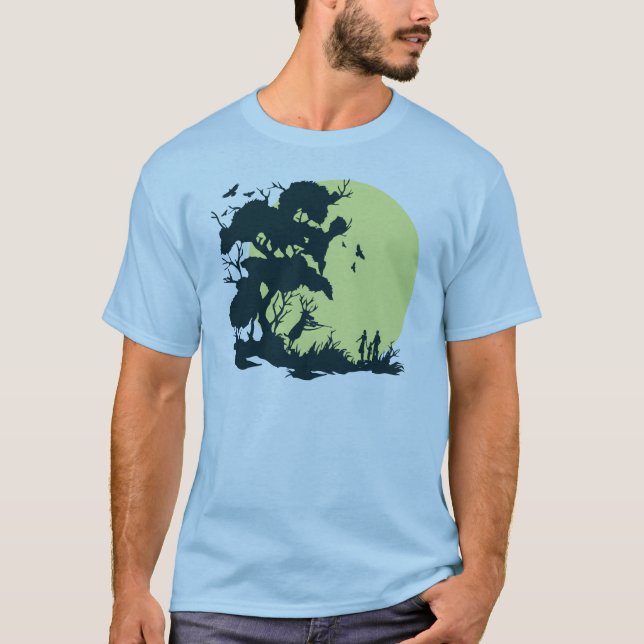 T-shirts Caçador dos cervos (Frente)