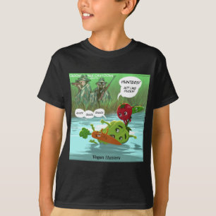 T-shirts Caçadores Veganos Divertidos