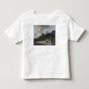 T-shirts Cachoeira perto de uma vila, c.1665-70
