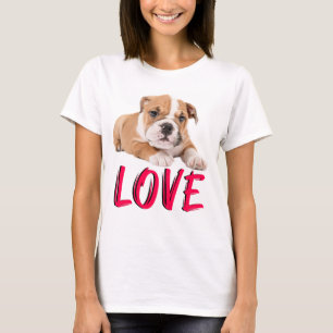 T-shirts Cachorrinhas de Bulldog Inglês Senhoras