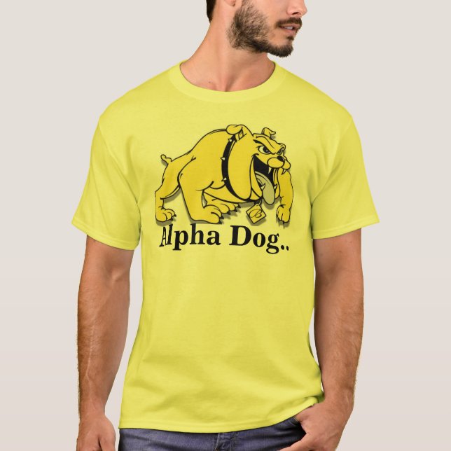 T-shirts Cachorro Alfa. (Frente)