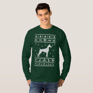 T-shirts Cachorro de Borrão de Natal Feio