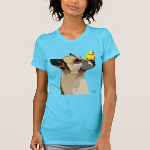 T-shirts Cachorro e Pato german shepherd