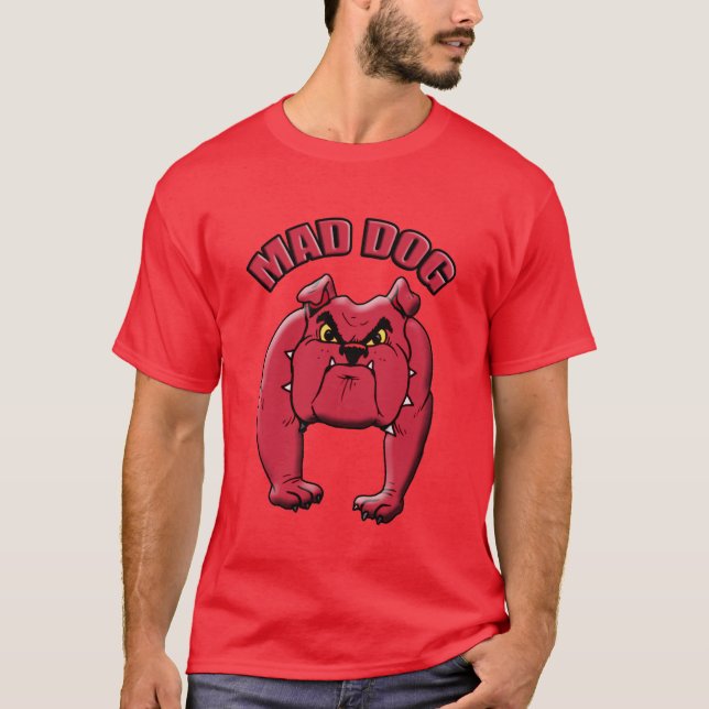 T-shirts Cachorro Louco Vermelho T (Frente)
