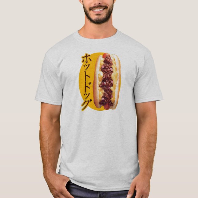 T-shirts Cachorro quente japonês (Frente)