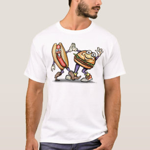 T-shirts Cachorro quente n Hamburger